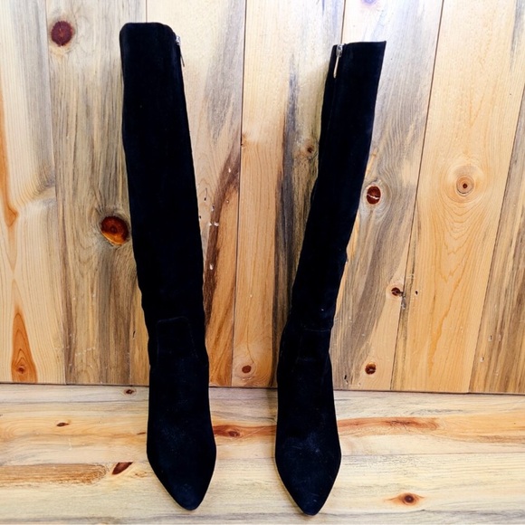 Sam Edelman Olencia Black Suede Boots Size 10 - Picture 3 of 7
